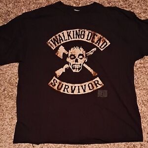 Survivor Graphic Tee — Black